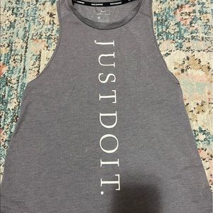 Nike grey Razorback Dri-fit tank